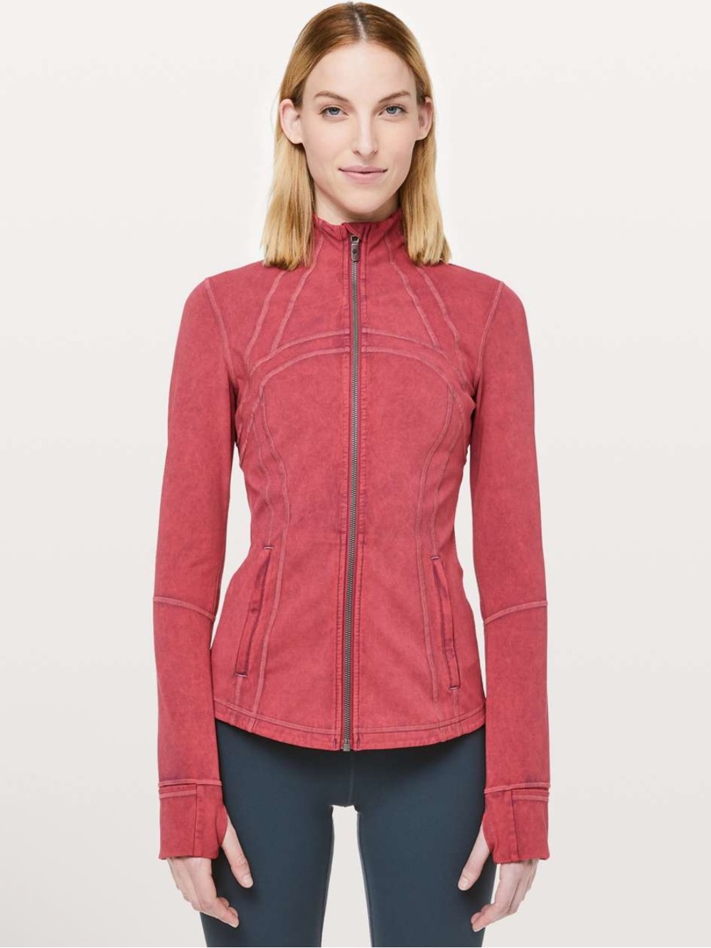 Lululemon Define (!!) Jacket Garment Washed in Merlot - Women’s size 4